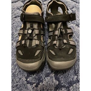 Teva Omnium 2 Black Gray Hybrid Adventure Hiking Outdoor Shoes Men's Size 13
